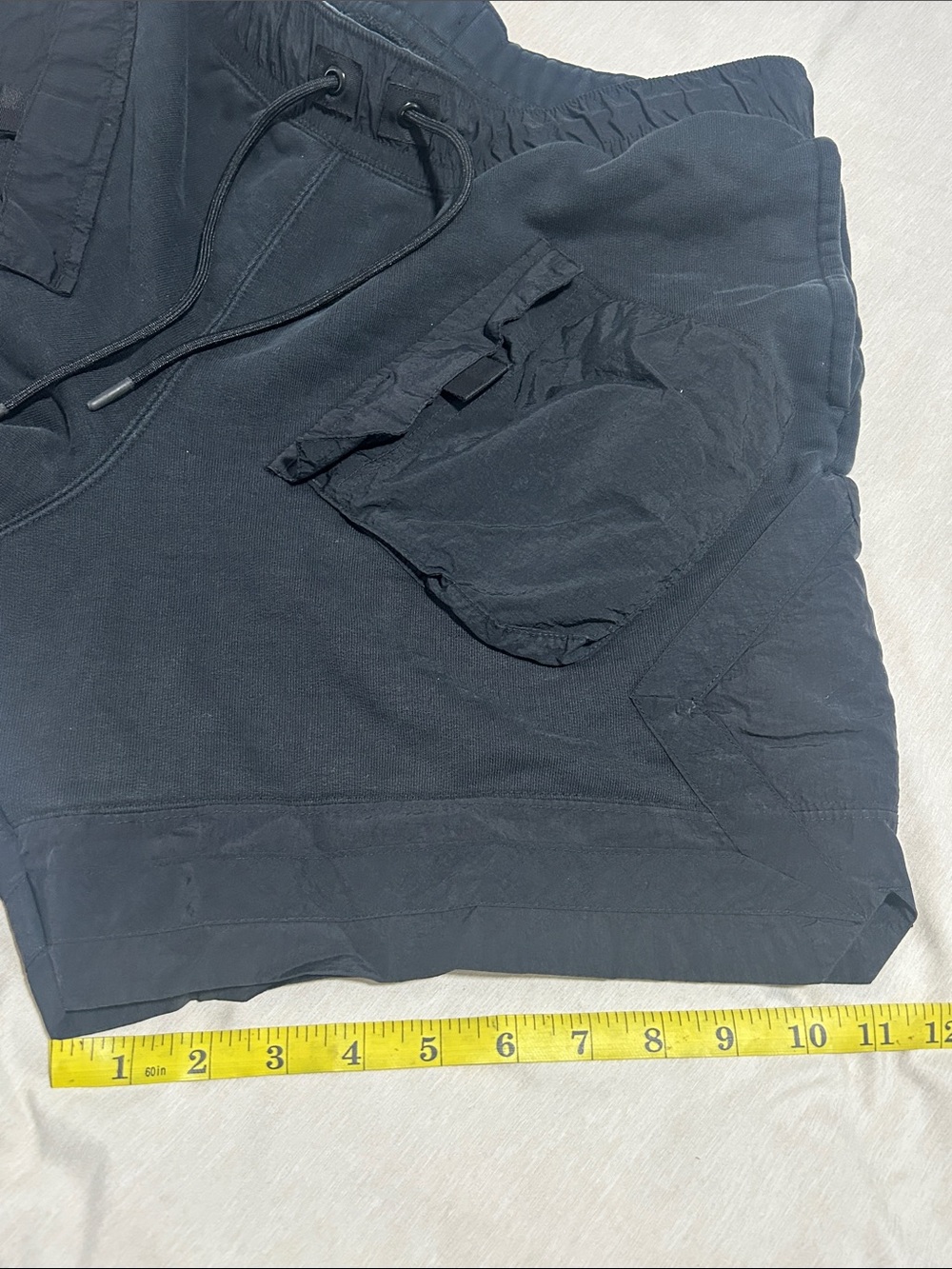 Jordan Black Athletic Cargo Shorts with Drawstring Waist - Picture 4 of 4